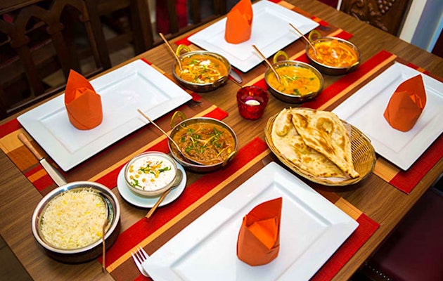 3-gangen keuzediner bij Taste of India