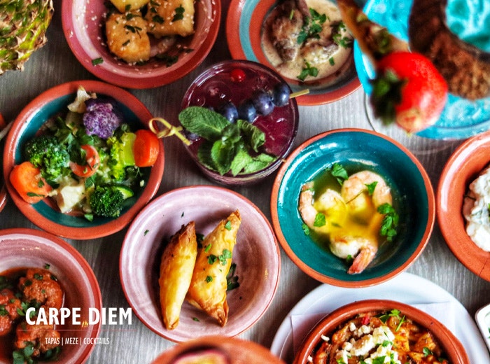 All-you-can-eat Griekse Tapas en Mezes bij Carpe Diem Echt