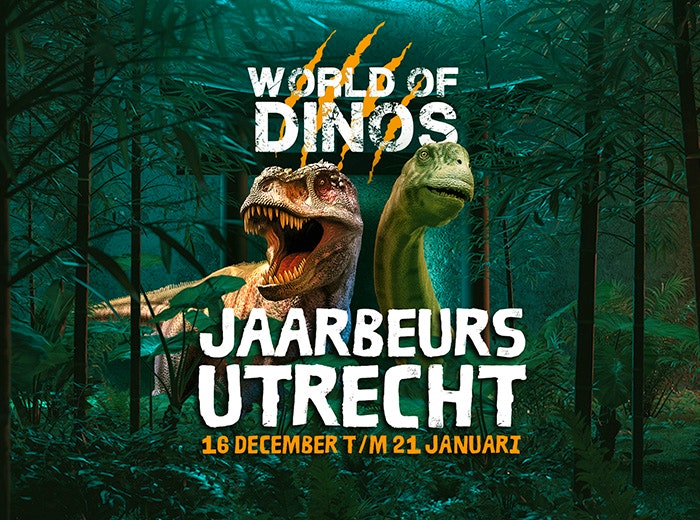 Entreeticket World of Dinos in Jaarbeurs Utrecht