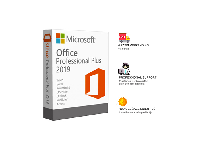 Korting Microsoft Office 2019 levenslange licentie, inclusief trainingen Microsoft Office 2019 levenslange licentie, inclusief trainingen